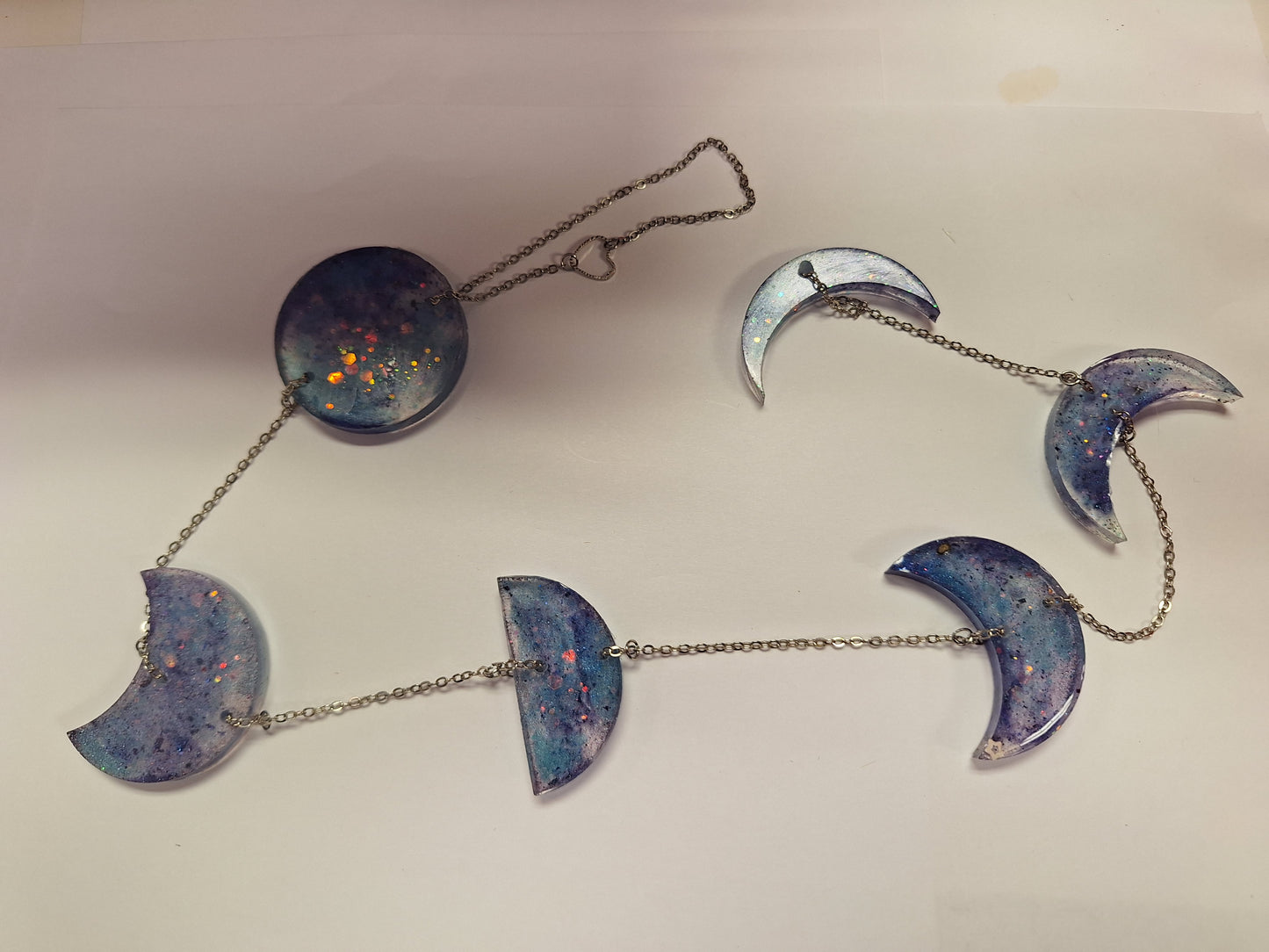 Resin Hanging Moons