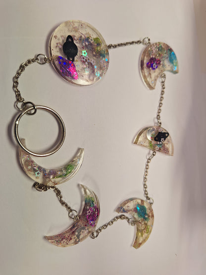 Resin Hanging Moons