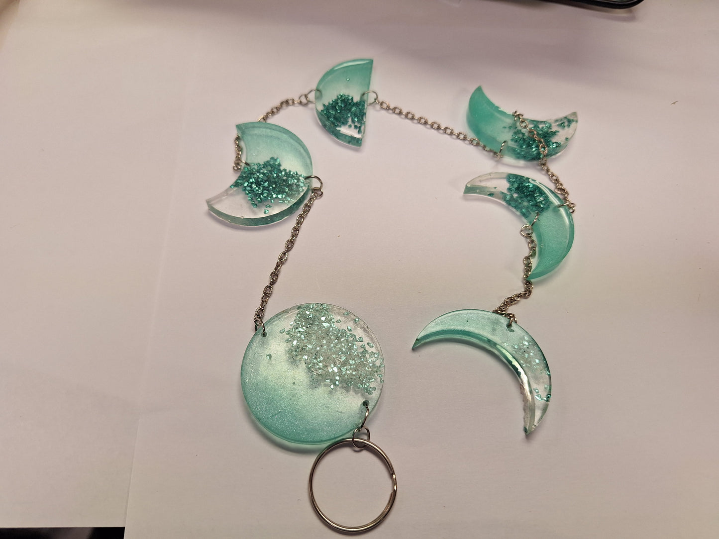 Resin Hanging Moons