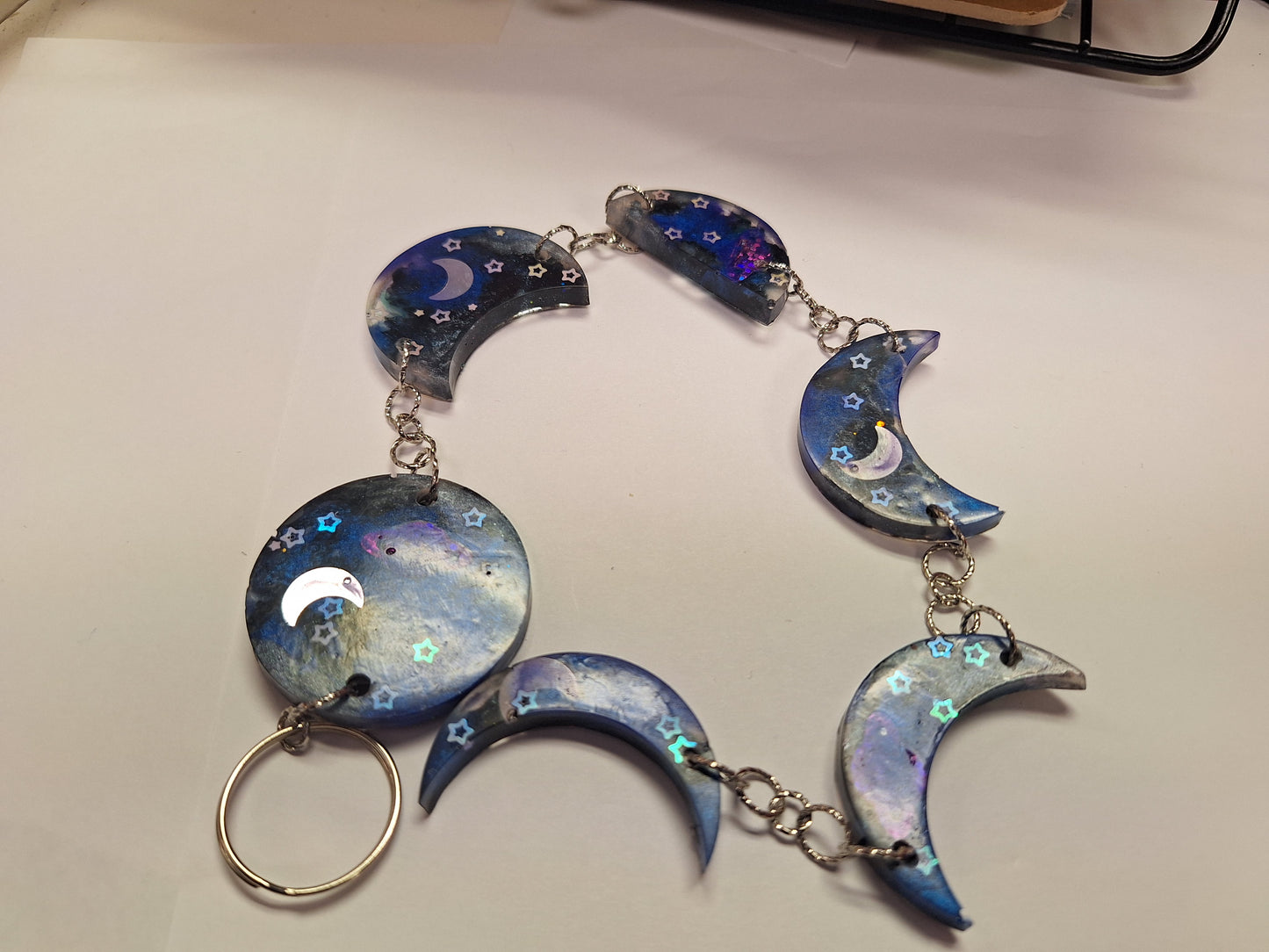 Resin Hanging Moons