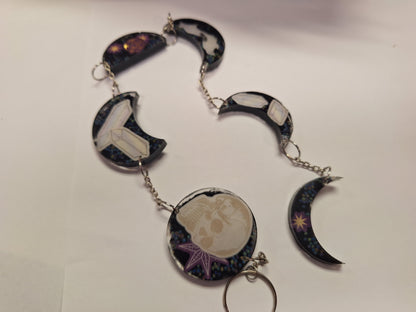 Resin Hanging Moons