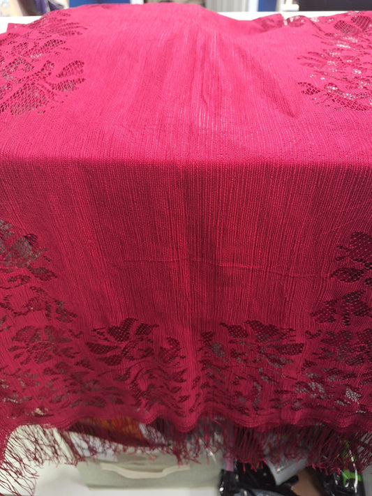 Alter Cloth, Burgundy Lace