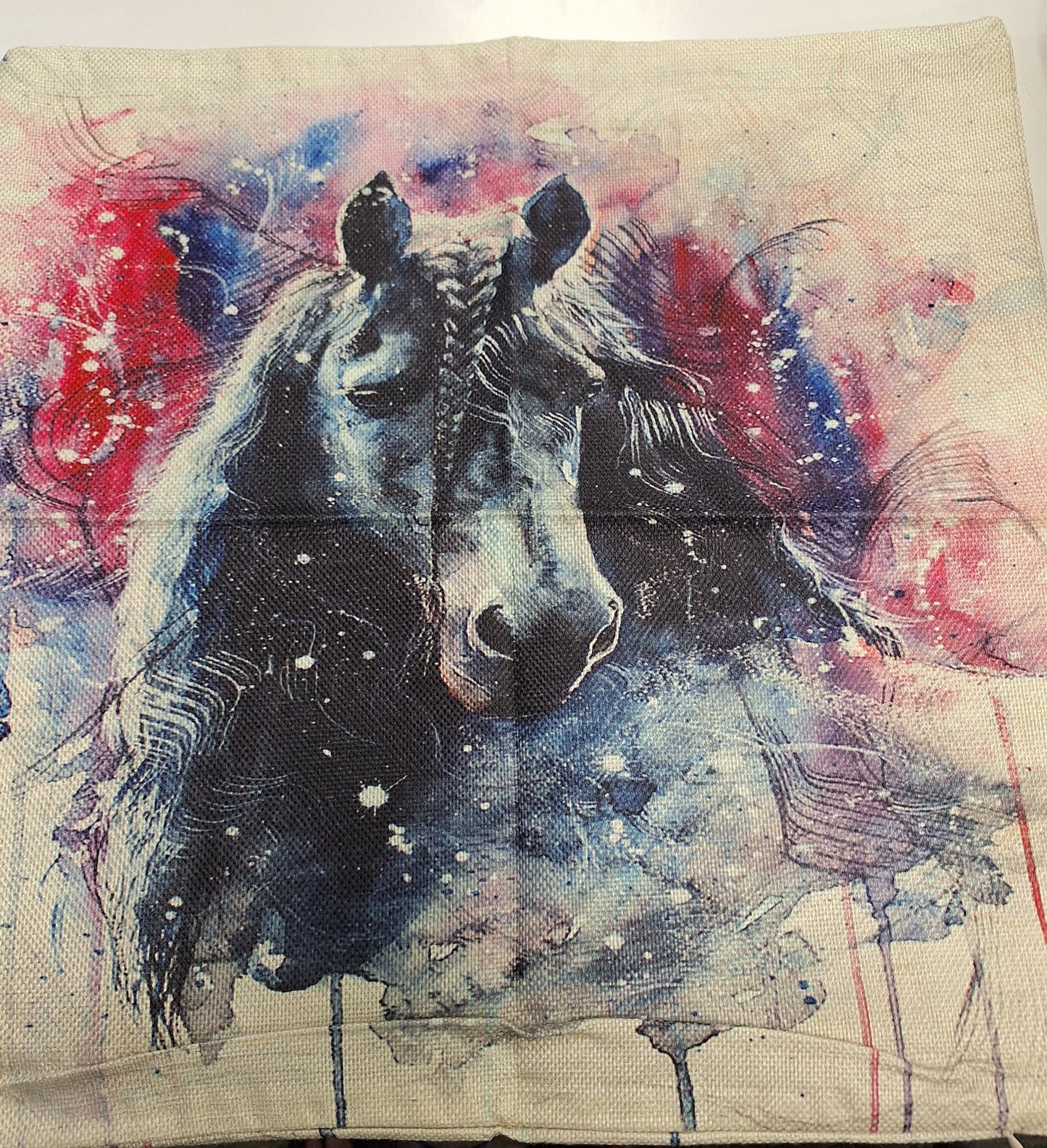 Watercolor Horse Throw Pillow Cases Ink Painting