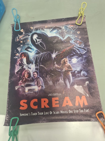 Scream - Movie Posters Frameless on Canvas