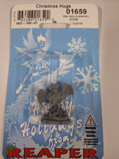 Christmas Hugs Miniature Figurine 25mm Heroic Scale Special Edition Reaper Miniatures