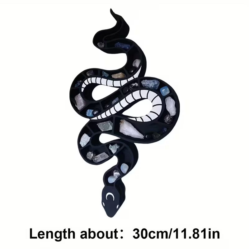 Wooden Snake Shape Display Shelf