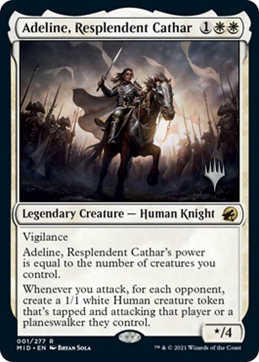 Adeline, Resplendent Cathar - Promo Pack: Innistrad: Midnight Hunt (PPMID) - FOIL -