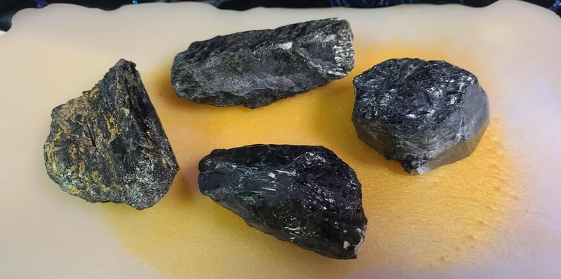 Rough Black Tourmaline specimen
