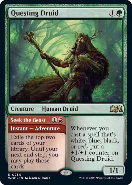 Questing Druid - Wilds of Eldraine (R)