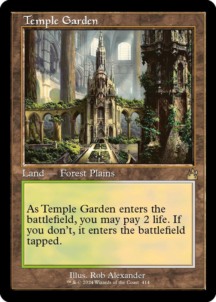 Temple Garden (Retro Frame) - Ravnica Remastered (R)