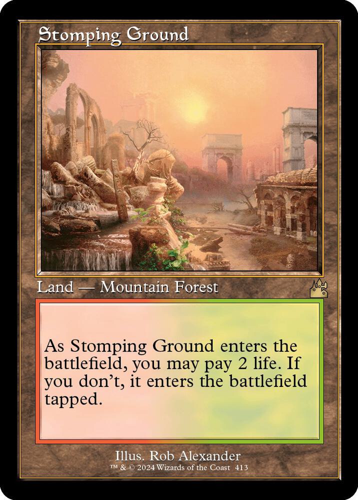 Stomping Ground (Retro Frame) - Ravnica Remastered (R)