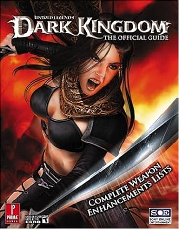 Untold Legends: Dark Kingdom (Prima Official Game Guide) Paperback