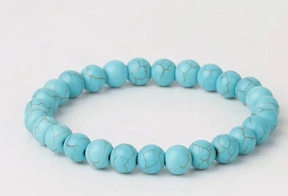 Gemstone Bracelets in 8mm round beads