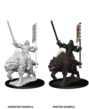 Pathfinder Deep Cuts - Orc On Dire Wolf