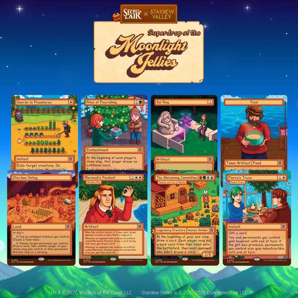 Secret Lair Drop: Secret Lair x Stardew Valley: Welcome to Stardew Valley - Non-Foil Edition - Secret Lair Drop Series