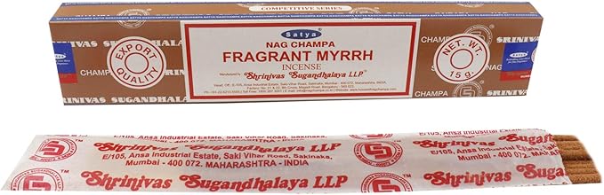 Incense, Satya Sticks -Fragrant Myrrh