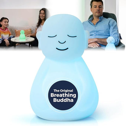 Mindsight 'Breathing Buddha' Guided Visual Meditation Tool for Mindfulness | Slow Your Breathing & Calm Your Mind for Stress & Anxiety Relief | Perfect for Adults & Kids