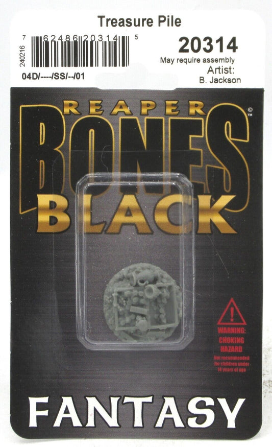 Reaper Miniatures Bones Black - TREASURE PILE 20314