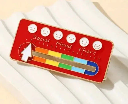 Enameled Pins - Social Battery