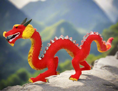 Eastern Red Dragon Miniature Figure