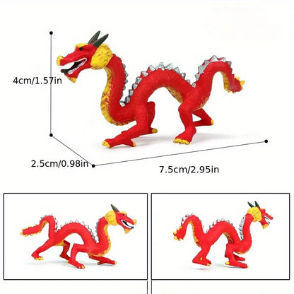 Eastern Red Dragon Miniature Figure