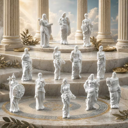 Ancient Greek And Roman Mythology Miniature Statues