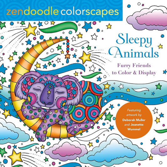 Zendoodle Colorscapes: Sleepy Animals