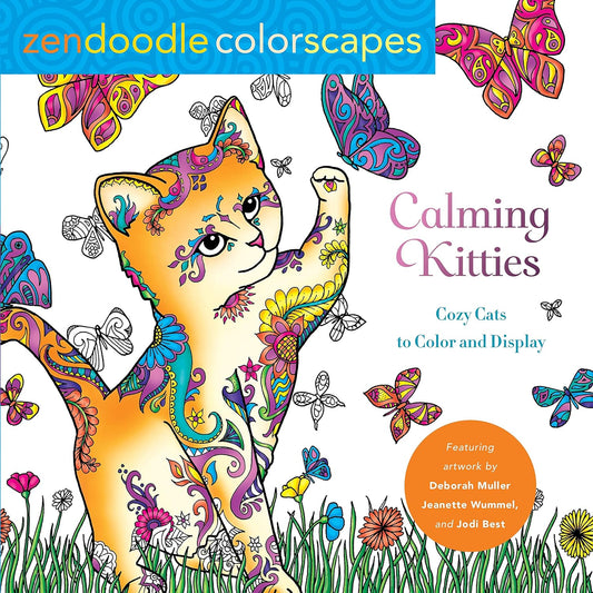 Zendoodle Colorscapes: Calming Kitties: Cozy Cats to Color and Display