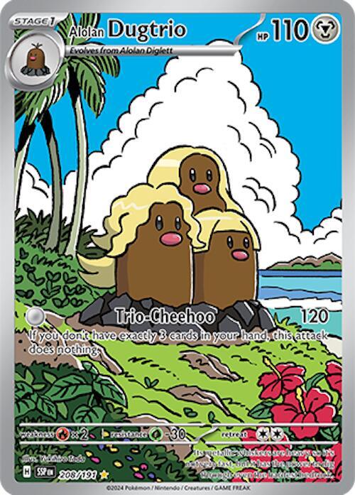 Alolan Dugtrio - 208/191