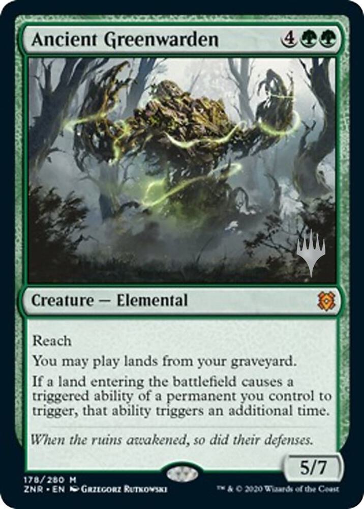 Ancient Greenwarden - Promo Pack: Zendikar Rising (PPZNR)