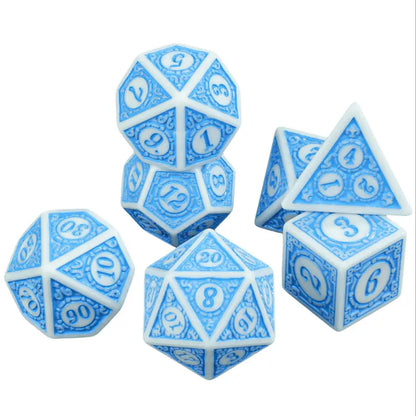 Dice Sets - Spectacular Designs - full set of 7 dice