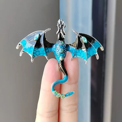 Enameled Dragon Pin