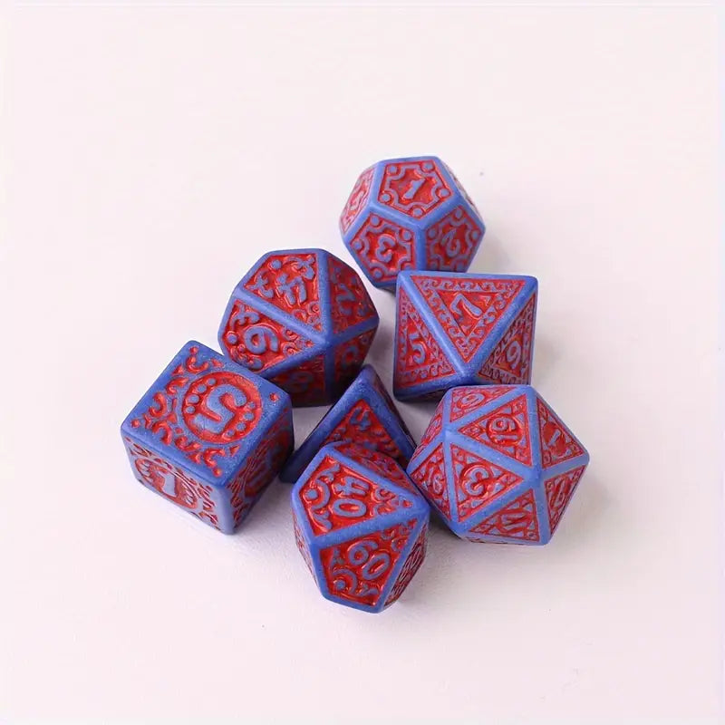 Dice Sets - Spectacular Designs - full set of 7 dice