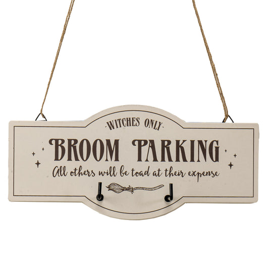 Witch Sign - Broom Parking