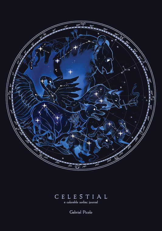 Zen Coloring Book, Celestial: A Colorable Zodiac Journal