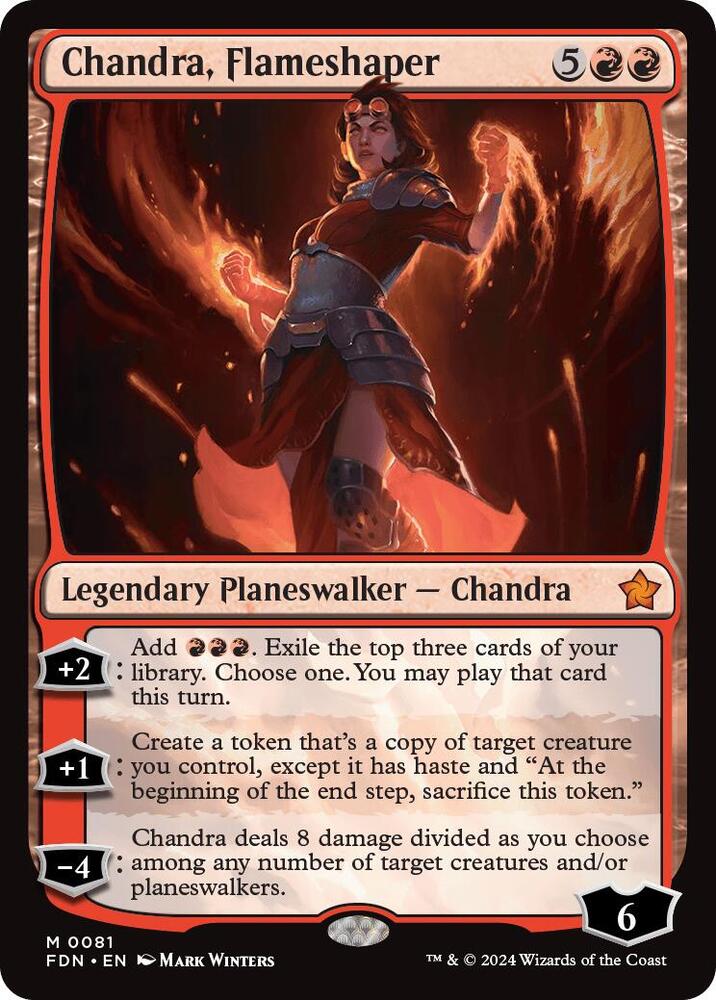 Chandra, Flameshaper - Foundations (FDN)