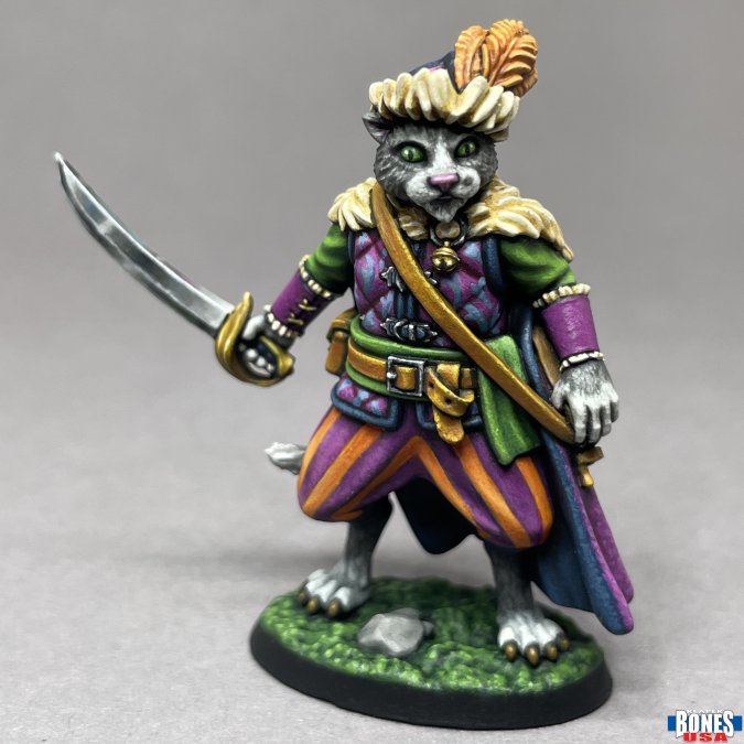 Reaper Bones Legends - GERARD, CATFOLK BARD