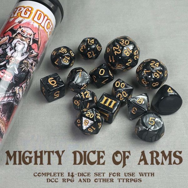 Divine Shimmer - D20 + D10 + D4 Dice Set