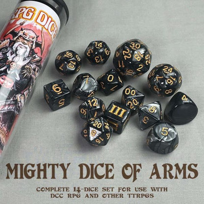 DCC RPG Dice 14 Piece Dice Sets