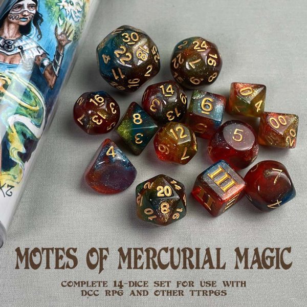 DCC RPG Dice 14 Piece Dice Sets