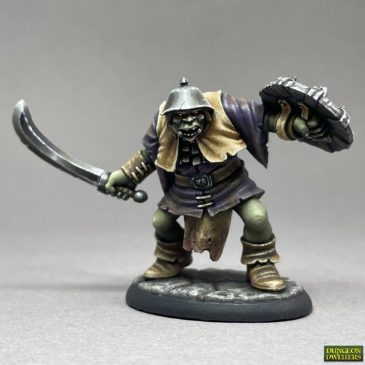 Reaper Miniatures Bones USA: Dungeon Dwellers - Grushnal, Ragged Wound Orc 07093
