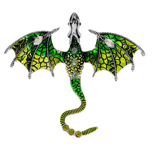 Enameled Dragon Pin