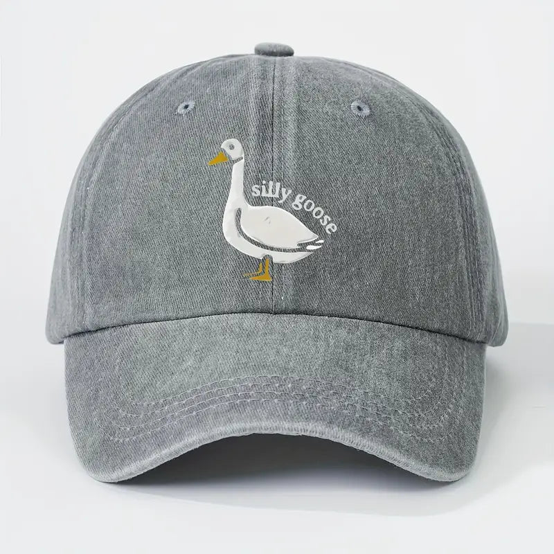 Goose Day Silly Goose Vintage Baseball Cap