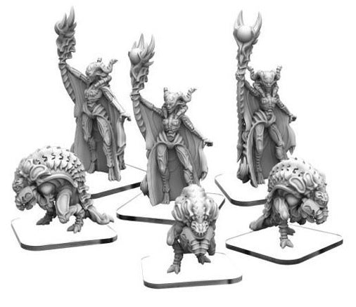 Monsterpocalypse: Destroyers: Hexchantresses / Void Maulers