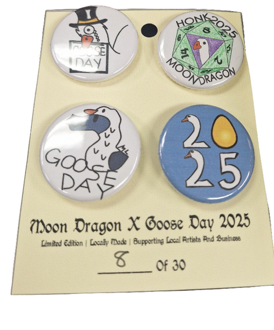 Goose Day Pin 4 pack
