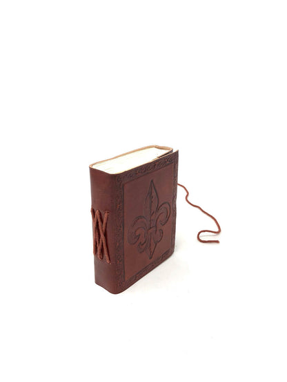 Journal Leather (5x3.5) Fleur-De-Lis