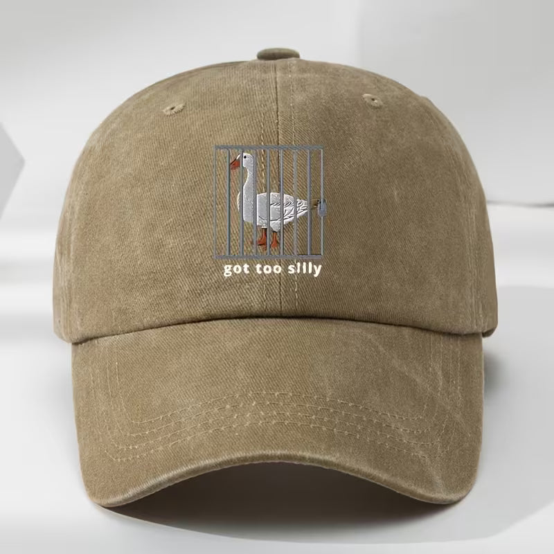 Goose Day Silly Goose Vintage Baseball Cap
