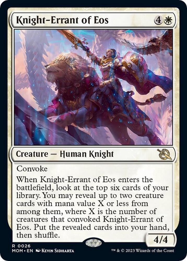 Knight-Errant of Eos - Promo Pack: March of the Machine (PPMOM)