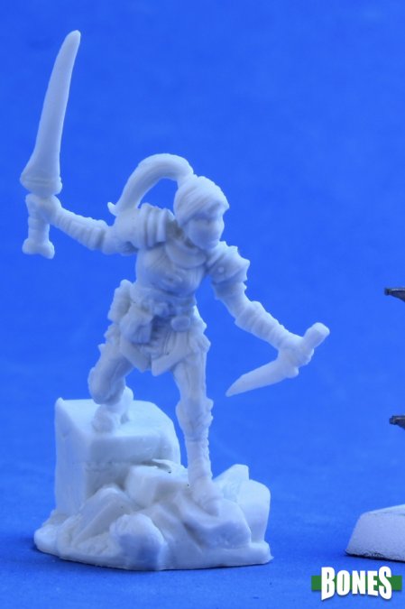 Reaper Miniatures Bones - KILANELLE, HALF-ELF ROGUE
