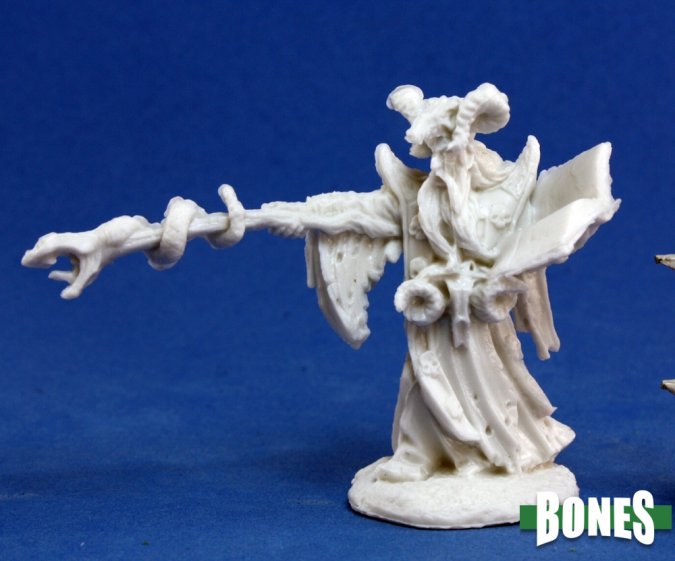 Reaper Miniatures Bones Black - LEISYNN, MERCENARY MAGE 77174